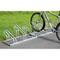 Support stand for bicycle rack, single/double-sided
